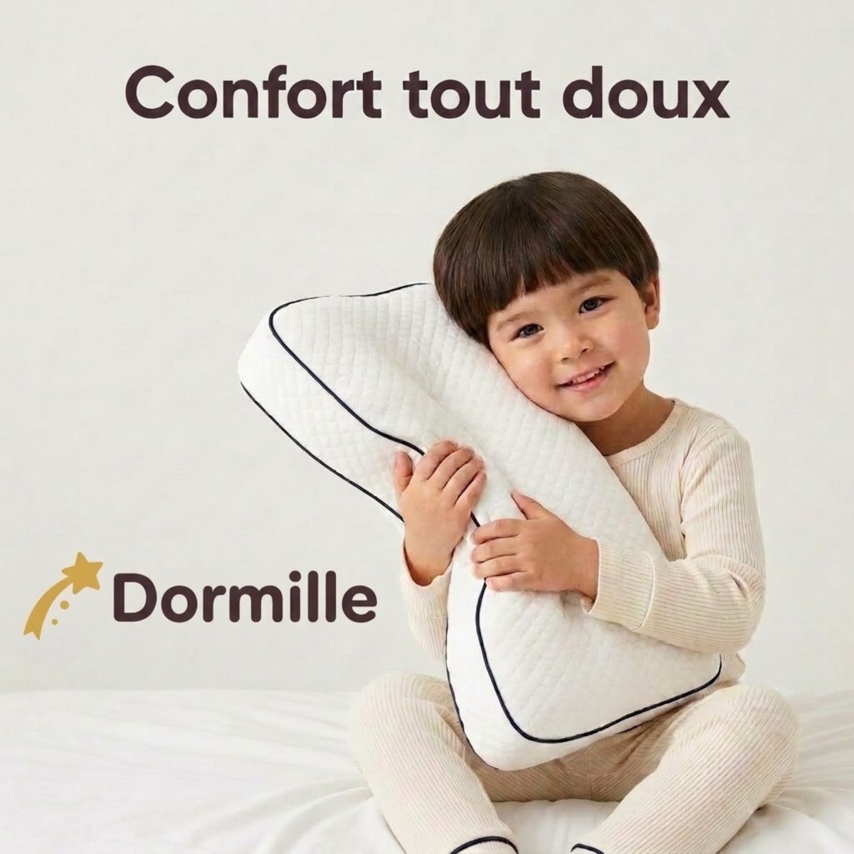 L'oreiller ergonomique pour enfant, pensé pour sa nuque